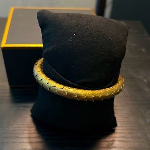 Rustic Cuff Snakeskin cuff